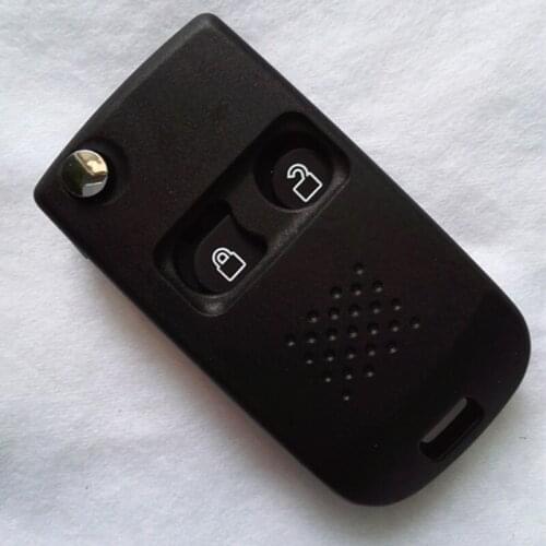 DAKATU ModifIed Folding Flip Remote Key Shell Case Cover Fob 2 Button For Ford Transit Connect Maverick Uncut key blade