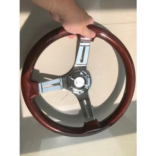 350mm Wood Phoebe steering wheel racing steering wheel three racing Phoebe