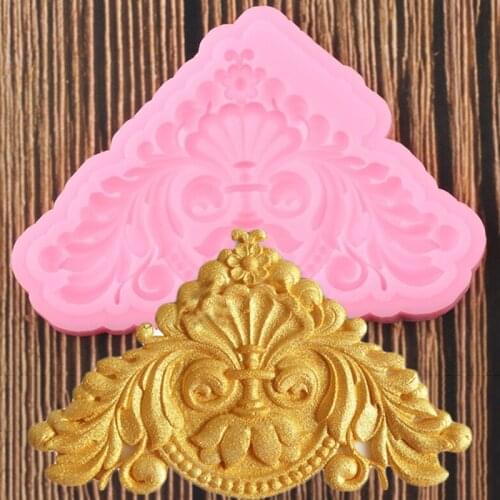 DIY Relief Cake Border Silicone Molds Wedding Flower Fondant Cake Decorating Tools Chocolate Gumpaste Polymer Clay Candy Moulds