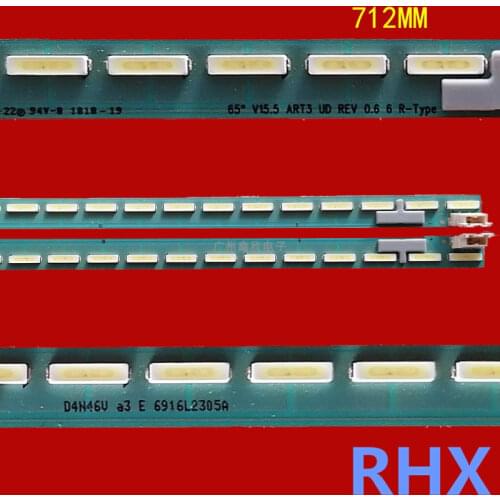 4Pieces/lot FOR LG 65LG61CH-CD LCD TV backlight bar 6922L-0143A 6916L2305A 6916L2306A 68LED 712MM 100%NEW
