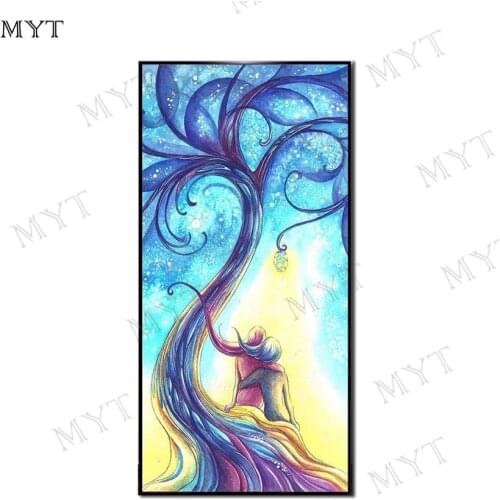 MYT The Romantic Myths Lovers Handpainted Oil Painting Handmade Canvas Painting Nordic Decor for Living Room Home Decor