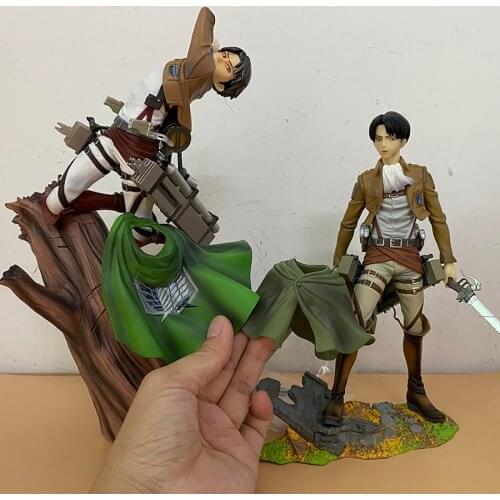 Attack on Titan Anime Kotobukiya Levi Ackerman PVC Action Figure Brave-Act Model Toy Gift