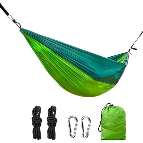 Single Double Hammock for Adults Outdoor Backpacking Travel Survival Hunting Sleeping Portable Easy Setup гамак hamaca colgante