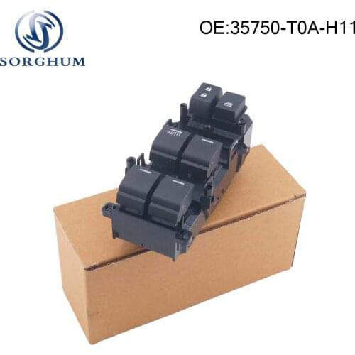 Power Window Switch 35750-T0A-H11 35750T0AH11 For Honda CRV