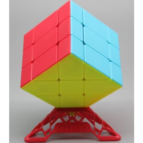 Qiyi Fisher Cube 3x3 Black Stickerless Speed Magic Cube 3*3*3 Cubo Magico 3x3 Brain Teaser Puzzle Toy For Children Gift