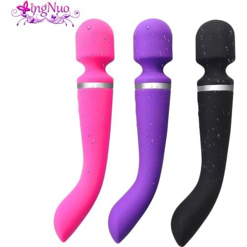 Sex Toy For Woman 20 Speeds Powerful Big Vibrators for Women Magic Wand Body Massager For Adult Sex Clitoris Stimulate Product