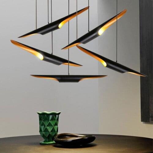 Modern Suspension Lamp Hotel Restaurant Cafe Dining Room Bedroom Bar Shop LED Hanging lamp Aluminum Pendant Light