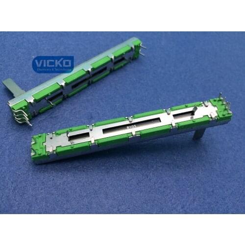 [VK]Free shipping! 50pcs B10K B103 Original Behringer mixer fader B10K 7.5CM 75MM B10KX2 Slide potentiometer switch