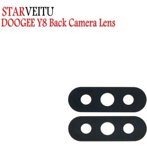 STARVEITU For Doogee Y8 Rear Camera Lens Replacment Mobile Phone Back Camera Lens For Doogee Y8 6.1inch