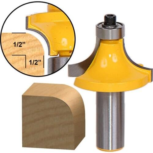 1pcs Round Over Edging Router Bit - 1/2" Radius - 1/2" Shank