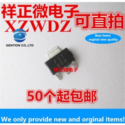 10pcs 100% orginal new FZT658TA FZT658 SOT223 0.5A 400V field effect tube
