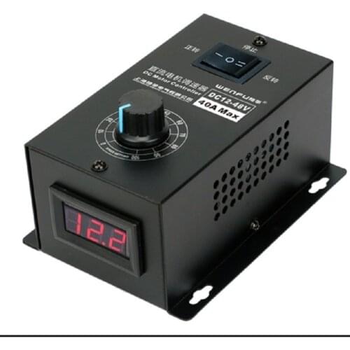 Motor Governor 12-48V Adjust Speed Th Electrodeless Speed General Purpose PWM Electric Machinery Variable Correct Reversal