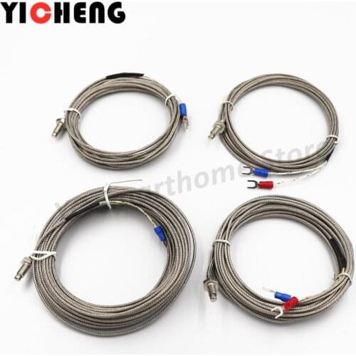 3M /4M / K / E screw type M6 / M8 thermocouple control screw probe temperature controller 0-400C/ 0-800C sensor probe