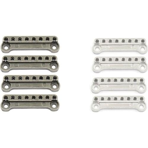 4Pc Metal Adjustable Shock Absorber Bracket Extender Seat for MN D90 MN-90 MN99S RC Car Upgrade Parts Accessories