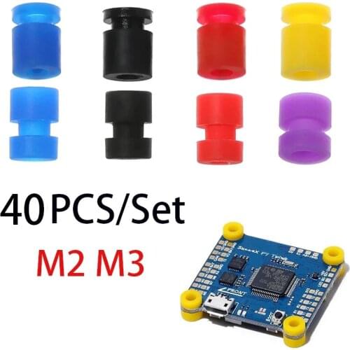 10PCS M2 M3 Rubber Shock Absorber ball Shock Damping Ball Anti-vibration Ball for RC FPV Drone F3 F4 F7 Flight Control Part