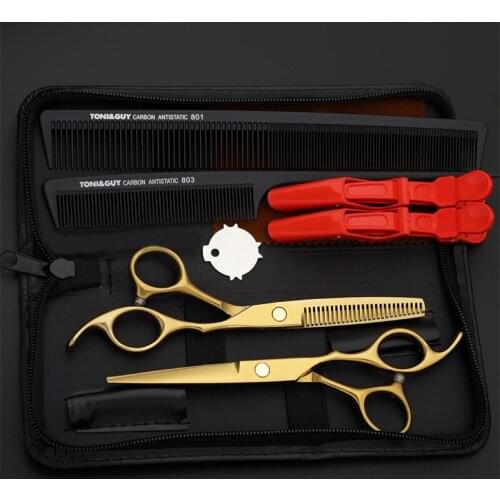 6.0 Professional 3 Colors Hair Scissors Cut Hair Cutting Salon Suit Cutting Thinning Scissor Barber Shears Hairdressing Scissors