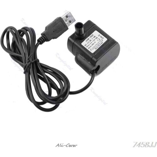 DC 3.5V - 9V 3W USB Submersible Water Pump Aquarium Fish Tank Fountain Pond Pump DropShip