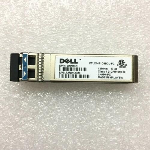 Dell RN84N 0RN84N FTLX1471D3BCL-FC 10Gb LR 1310NM 10KM SFP+ Transceiver