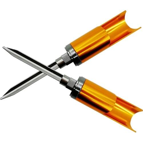 Fishing Rod Pole Holder Ground Support Stand – Aluminium Alloy Fishing Rod Holder Detachable Pole Stand for Bank Shore Fishing