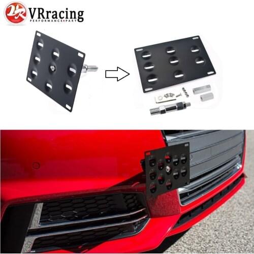VR - LICENSE PLATE HOLDER MOUNT TOW HOOK BRACKET LICENSE PLATE RELOCATOR FRAME BRACKET FOR AUDI FOR VW FOR BMW FOR Subaru