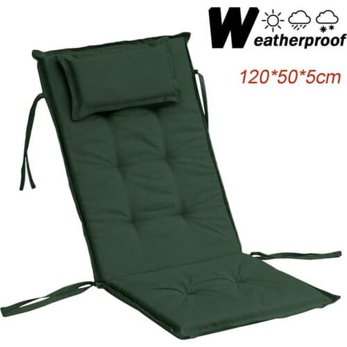 Long Cushion Mat For Recliner Rocking Rattan Chair Folding Thick Outdoor Garden Sun Lounge Seat Cushion Sofa Tatami Mat No Chair