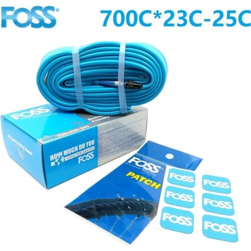 FOSS Bicycle Bike Tube & Patch 700C Road Bicycle F/V Presta Valve 700C*23C-25C TPE Rubber Prevent Pierced Inner Tube Accessories