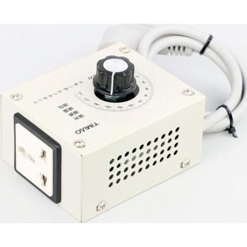 4000W Voltage regulating switch Silicon controlled voltage regulator with shell attemperation dimmer adjust speed 220V