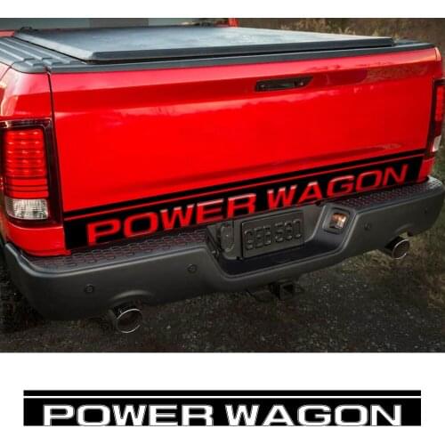 Pickup Rear Tailgate Stickers For Dodge Ram 1500 2500 Rebel Truck Graphic Power Wagon Vinyl Custom Letter Cover Auto Accessories