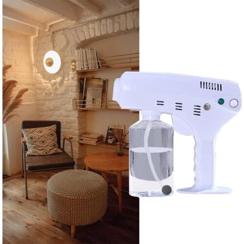 Rechargeable Wireless Household Handheld Nano Atomizer Blue Ray Anion Sprayer T8DF