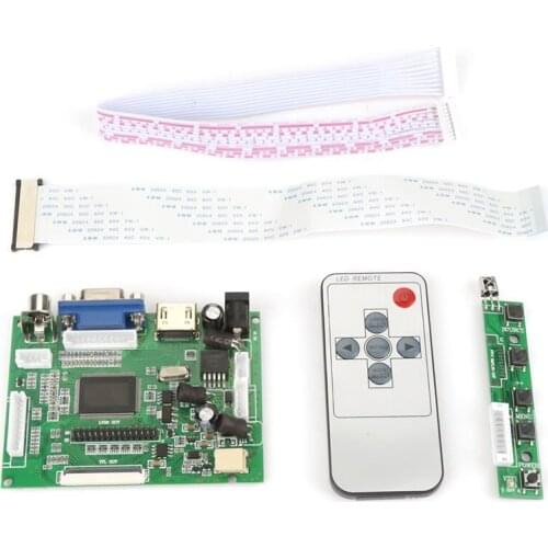 LCD Controller Board, HDMI + VGA + AV LCD Controller Board 50Pin 800x480 Screen AT070TN92 AT070TN90 AT070TN94 Kit