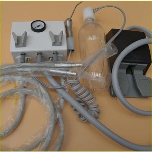 Portable Dental Turbine Unit Wall Mount Work with Air Compressor Triplex Syringe