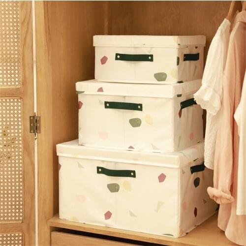 Thicken Household Clothes Quilt Storage Box Moisture-Proof Organize Fabric Box Large Capacity Blanket Closet Sweater Organizer