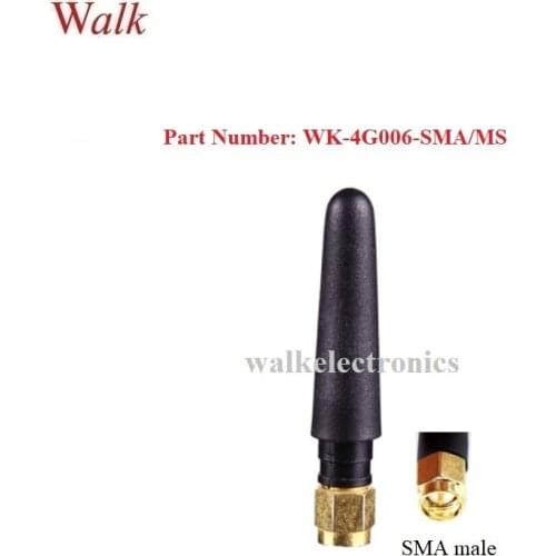 Omni directional sma straight short GSM 3G multi band lte 4g rubber Antenna small gprs 3g 4g lte stubby sma antenna
