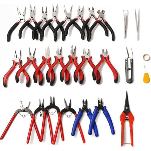 Jewelry Pliers Tools & Equipment Kit Long Needle Round Nose Cutting Wire Pliers For Jewelry Making Handmade Accessories