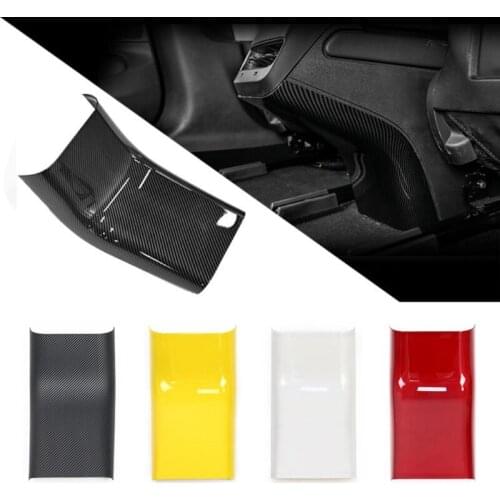 Interior Rear Armrest Scuff Plate Guard for Model 3 y Anti-Kick Pad Easy to Clean Cover Auto Interior Accessories