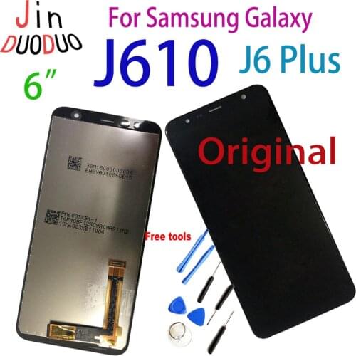 Original For Samsung Galaxy J610 J6 Plus Touch Screen Display LCD Digitizer Assembly For Samsung J610F J620FN LCD