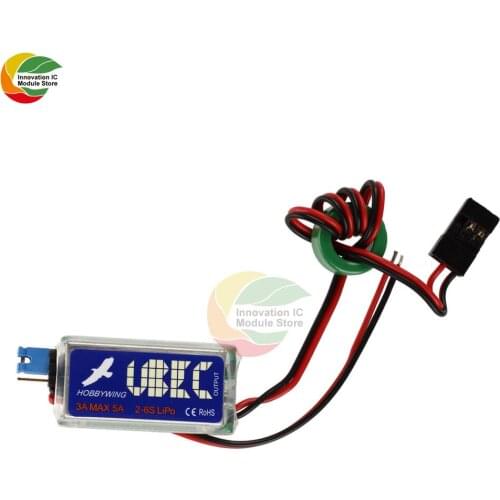 3A UBEC Input 7V-25.5V 2-6S Lipo Output 5V/3A Continuous Max 6A Switch Mode BEC for RC Drone Airplanes Car Parts