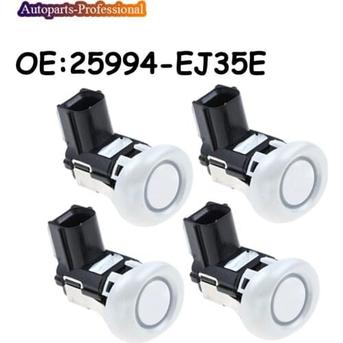 4 PCS New White Parking Aid Reverse Parking Sensor For Infiniti Q60 G37 3.7L 25994-EJ35E 25994EJ35E PDC sensor car accessories