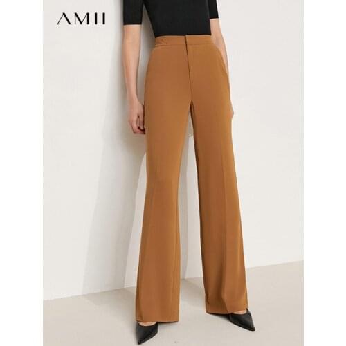 Женские брюки широкие Amii China At AliExpress