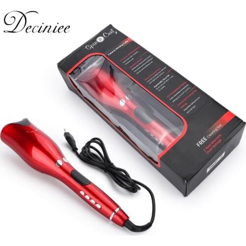 Automatic Hair Curling Iron Waver Curler Wand Curl Rotating Electric Hair Curling Iron 1 inch Air Spin Auto Curly Styling Tool