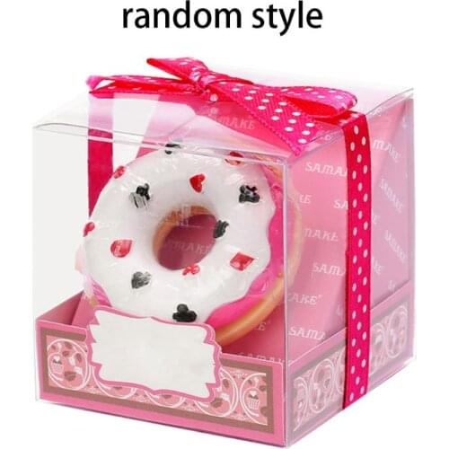 Creative Cute Donut Shape Lip Balm Sweet Girls Doughnut Moisturizing Long Lasting Colorless Nutritious Anti Cleft Lipstick Gift