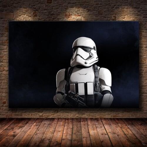 Star Wars Soldier Abstract Retro Art Deco Home Decor Art Decor Nursery Kids Room HD Quality Posters Canvas Painting