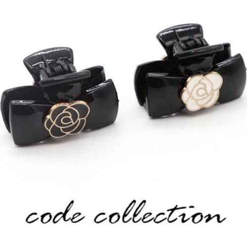 Ctue Pearl Hair Clip Claws For Women Girl Camellia Flower Hairpins Princess Head Hairgrips Wedding Jewelry