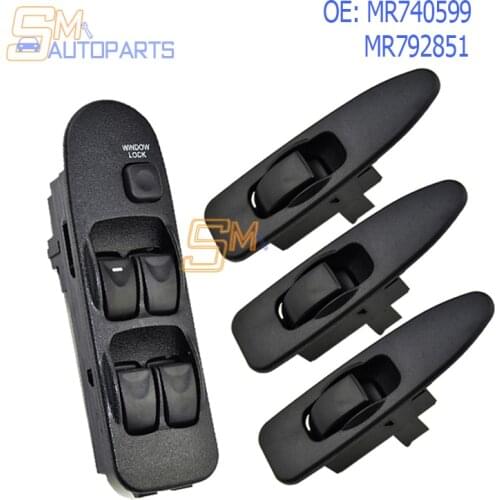 Set For Mitsubishi Space Star Window Switch Front Left Right For Mitsubishi Carisma MR740599 MR792851