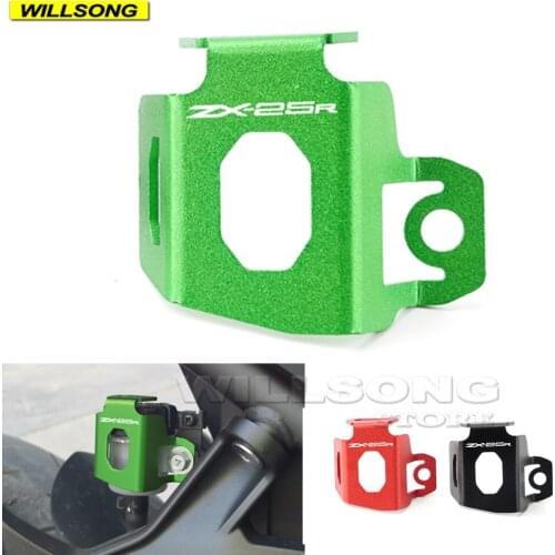 Rear Brake Oil Fluid Cup Reservoir Guard Cover Protector Cap For KAWASAKI NINJA ZX25R Motorcycle Accessories