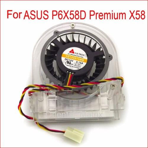 Free Shipping YD124515MB DC12V 0.15A 3Pin For ASUS P6X58D Premium X58 1366-Pin Computer Motherboard Cooler Cooling Fan