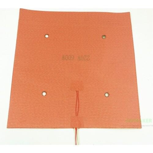 USA Material! Voron 2.3 Silicone Heater Pad 300x300mm for Voron 2.3 3D Printer Bed w/ Screw Holes and thermistor Customizable