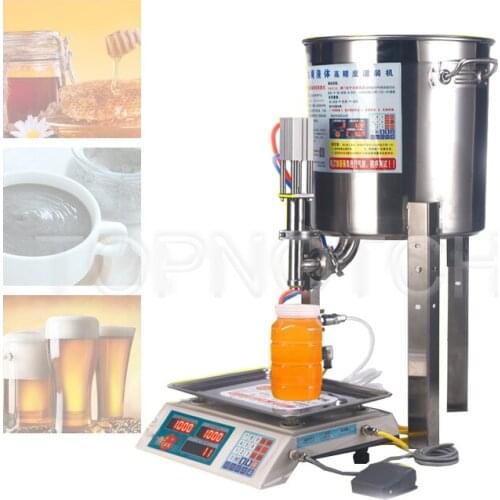 Honey Filling Machine Automatic Sesame Oil Tahini Yogurt Milk Weighing Quantitative Filling Machine