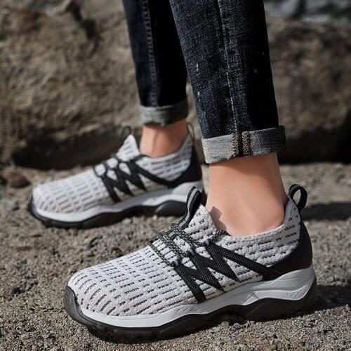 Breathable Mesh Security Work Safety Shoes Men Boots Construction Steel Toe Cap Anti-smashing Outdoor Safety Sneakers Casual Men