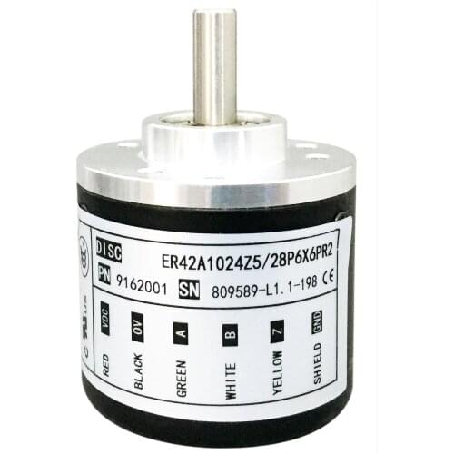New ER42A1024Z5 / 28P6X6PR2 eltra rotary encoder shaft diameter 6mm solid shaft